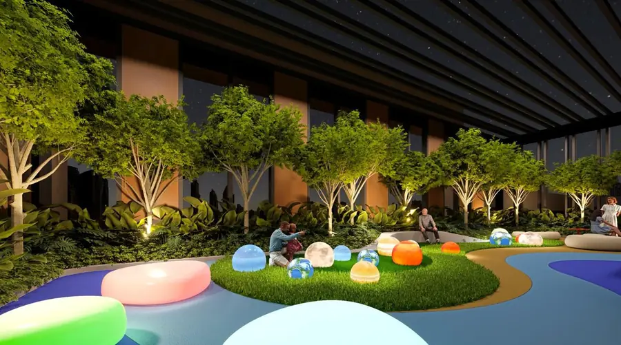 Galaxy sky garden