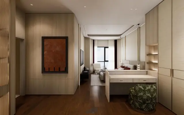Foyer to bedroom